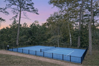 Pickleball court